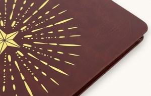 Book Printing PU Gold